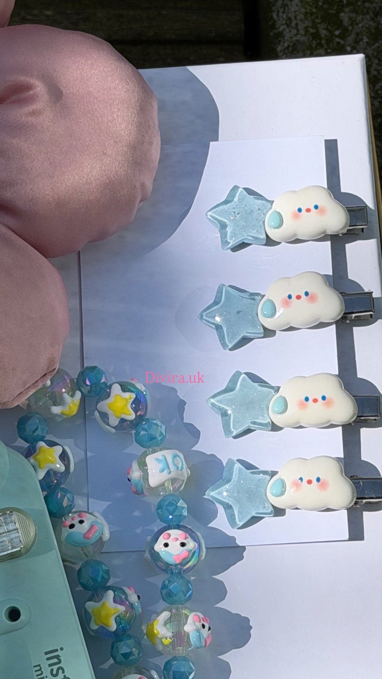 Cloud Hairclips🩵🪽 ( a pair )