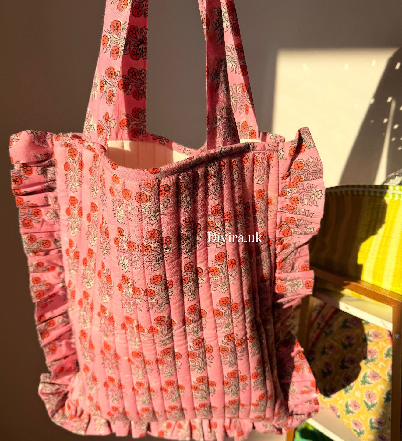 Ruffle Tote Bag