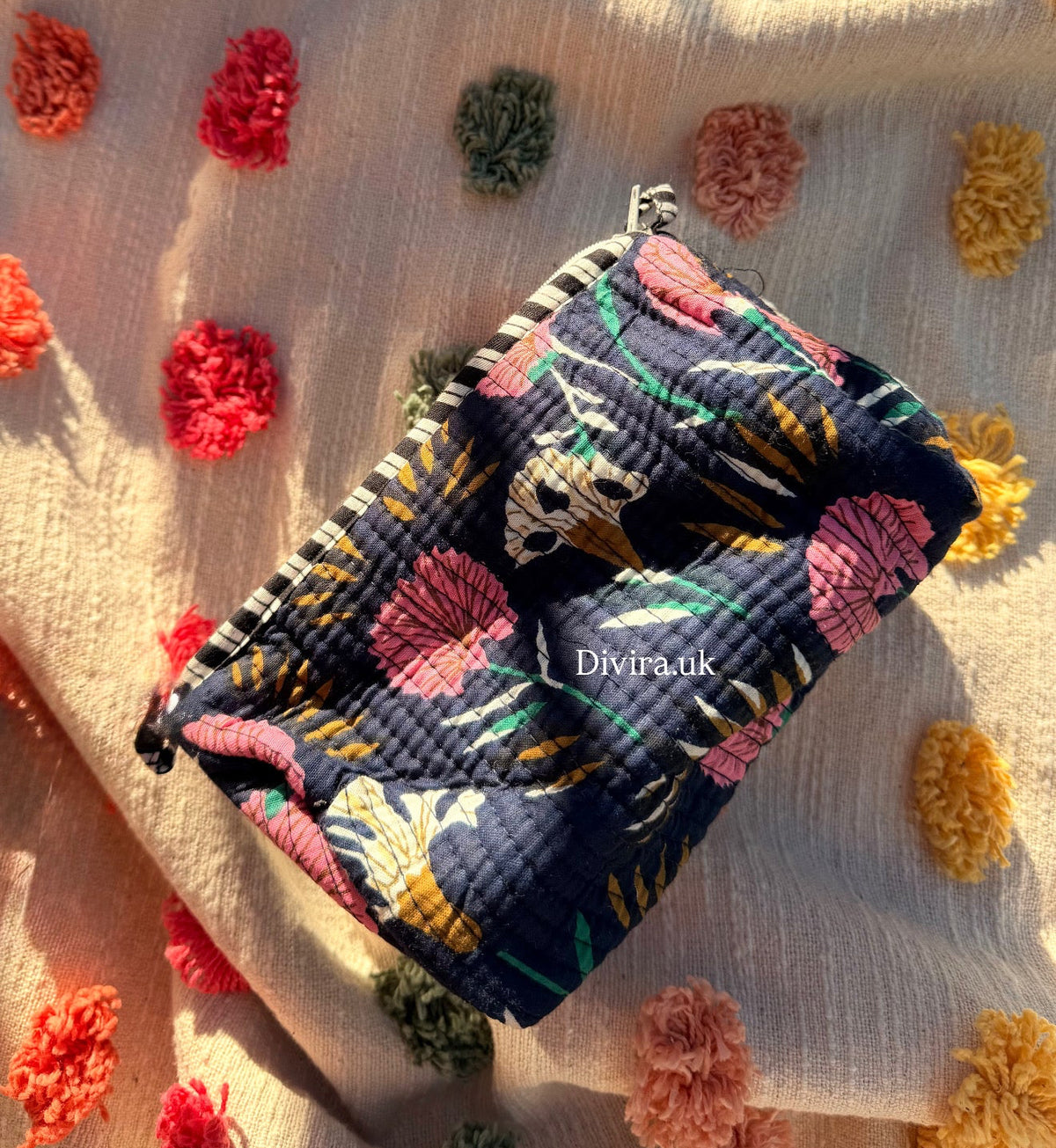 Navy Blue Pouch ( mini )