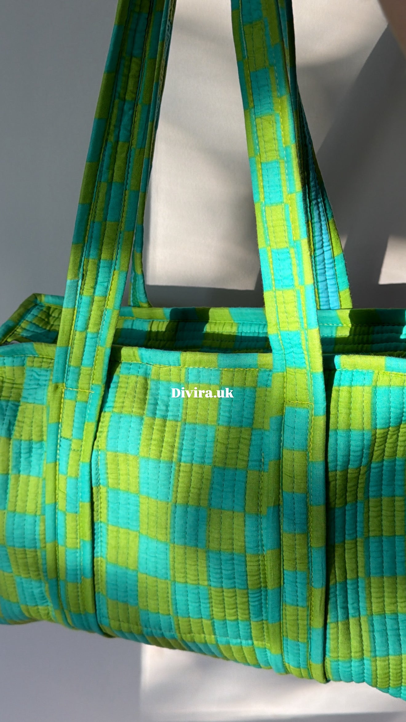 Green & Blue Tote
