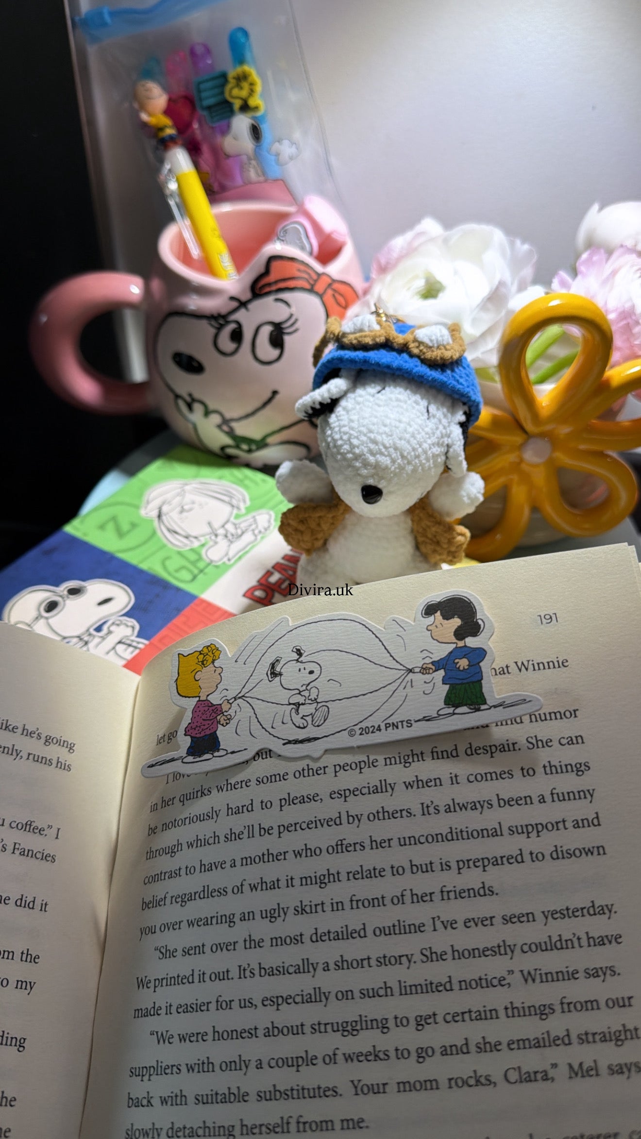 Snoopy Bookmark Design 1