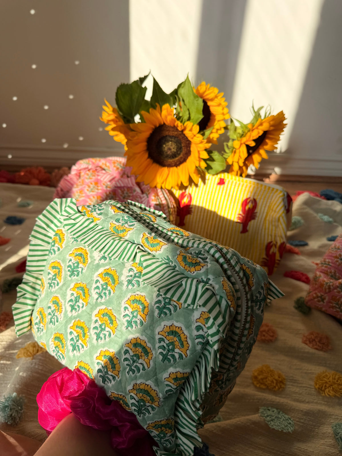 Ruffle Pouch
