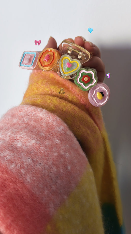 Candy Floss Claw Clip