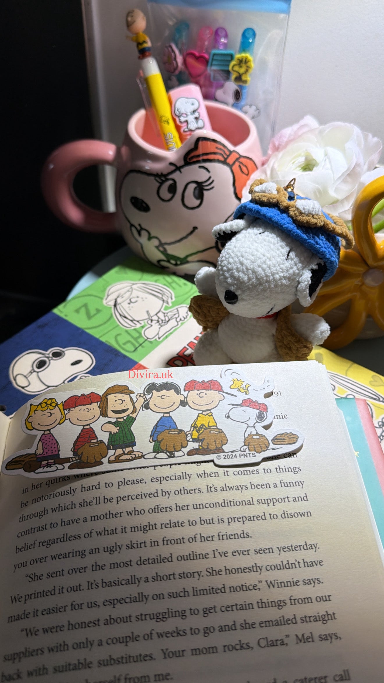 Snoopy Bookmark Design 7