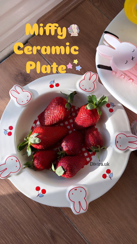 Miffy Ceramic Plate🌼