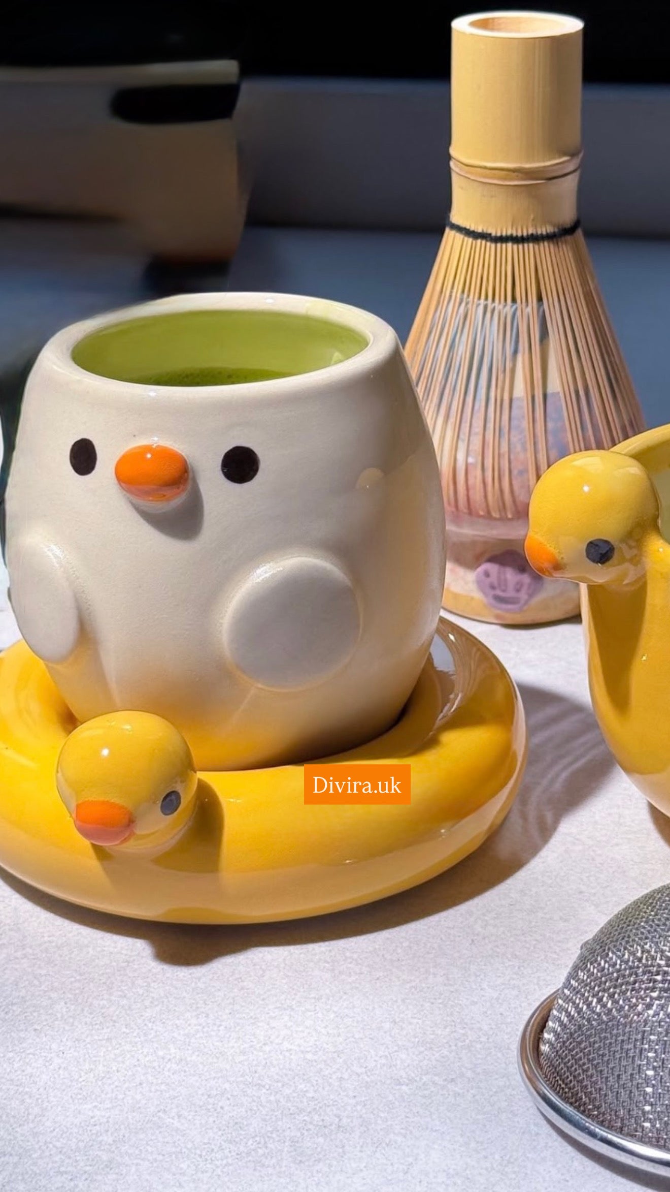 Ceramic Duck Cup & Saucer💛🐥