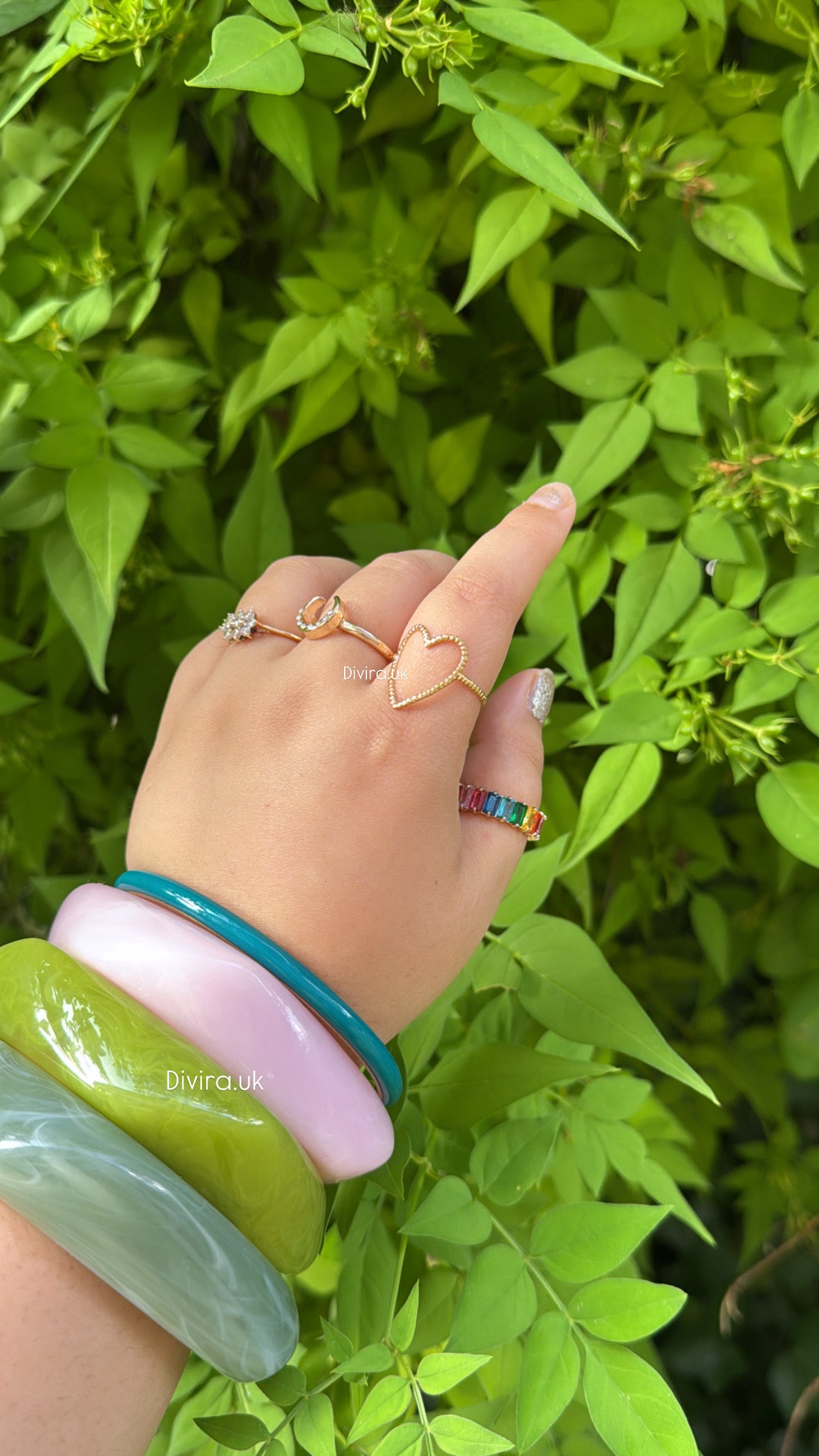 Gold Heart Ring ( Open ) ONLY
