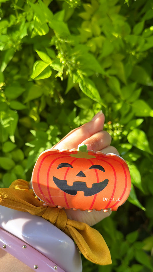 Pumpkin Claw Clip