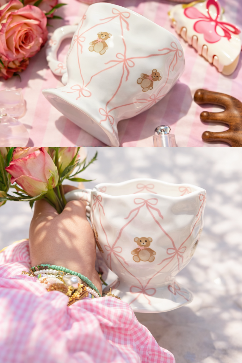 Teddy Ceramic Cup🧸💜