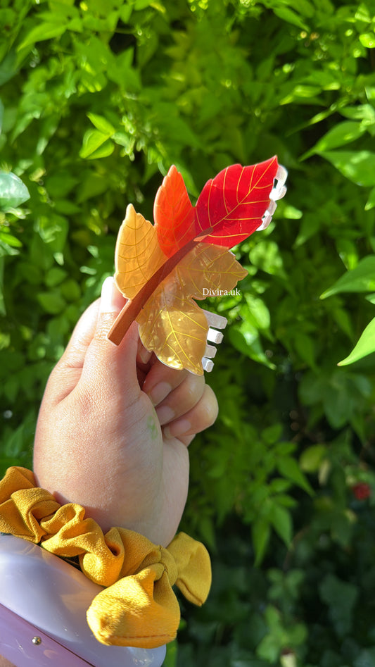 Fall Leaf ClawClip