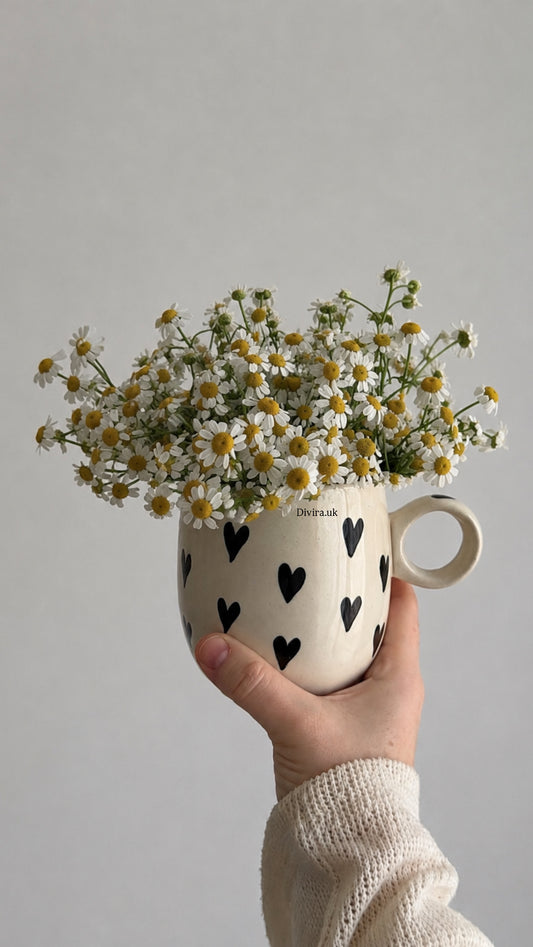 Black Heart Mug⭐️