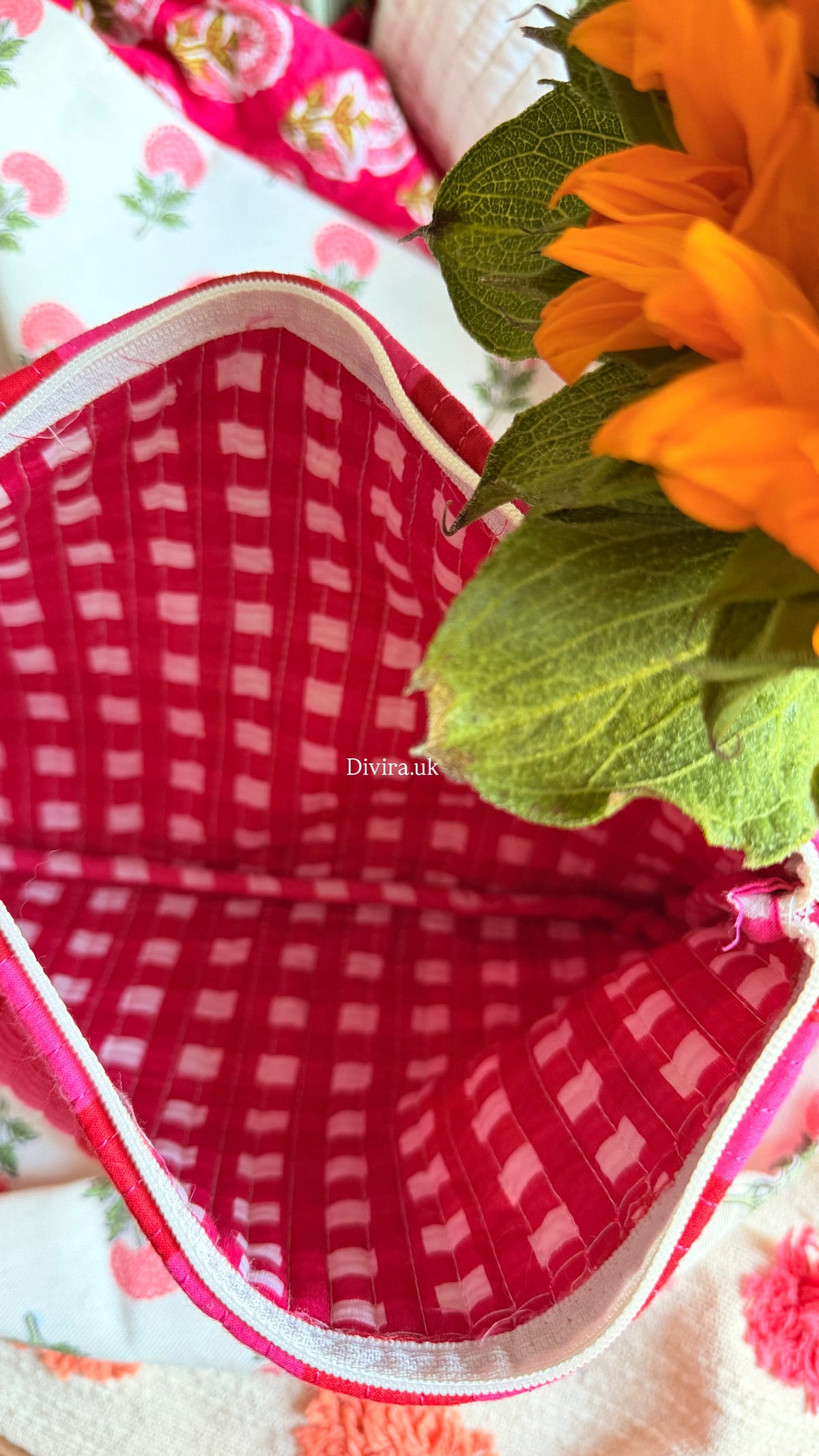 Stripes Gingham Pouch