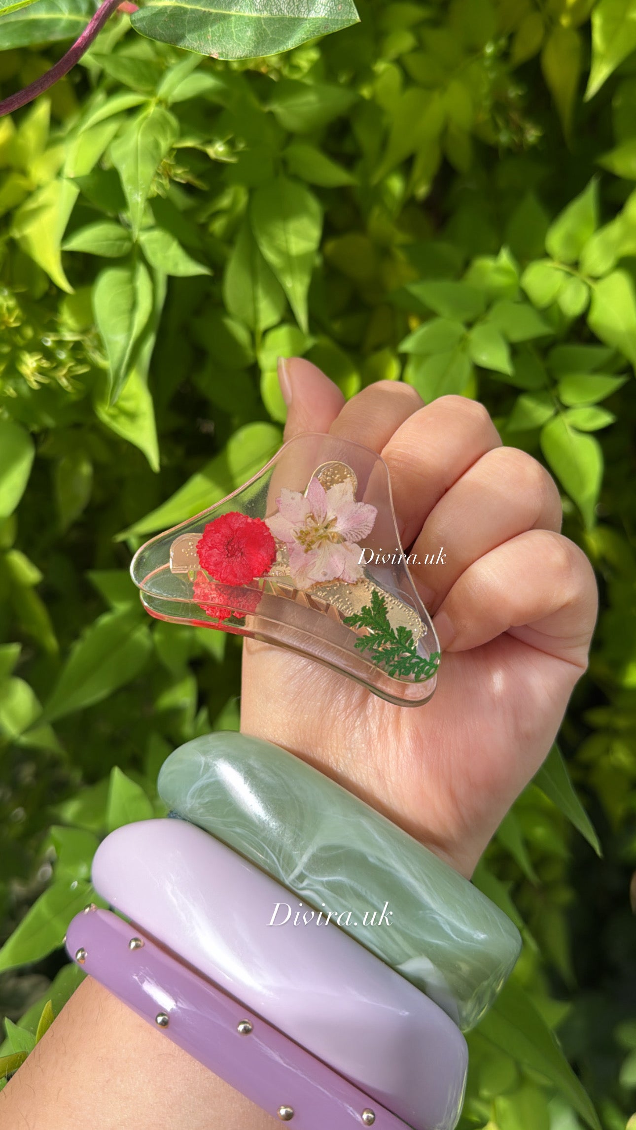 Flower Claw Clip