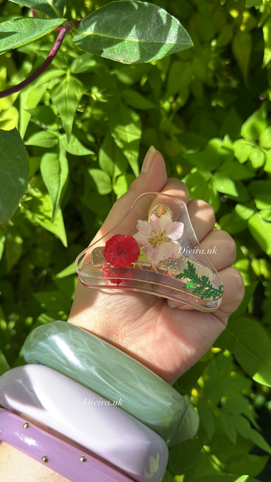 Flower Claw Clip