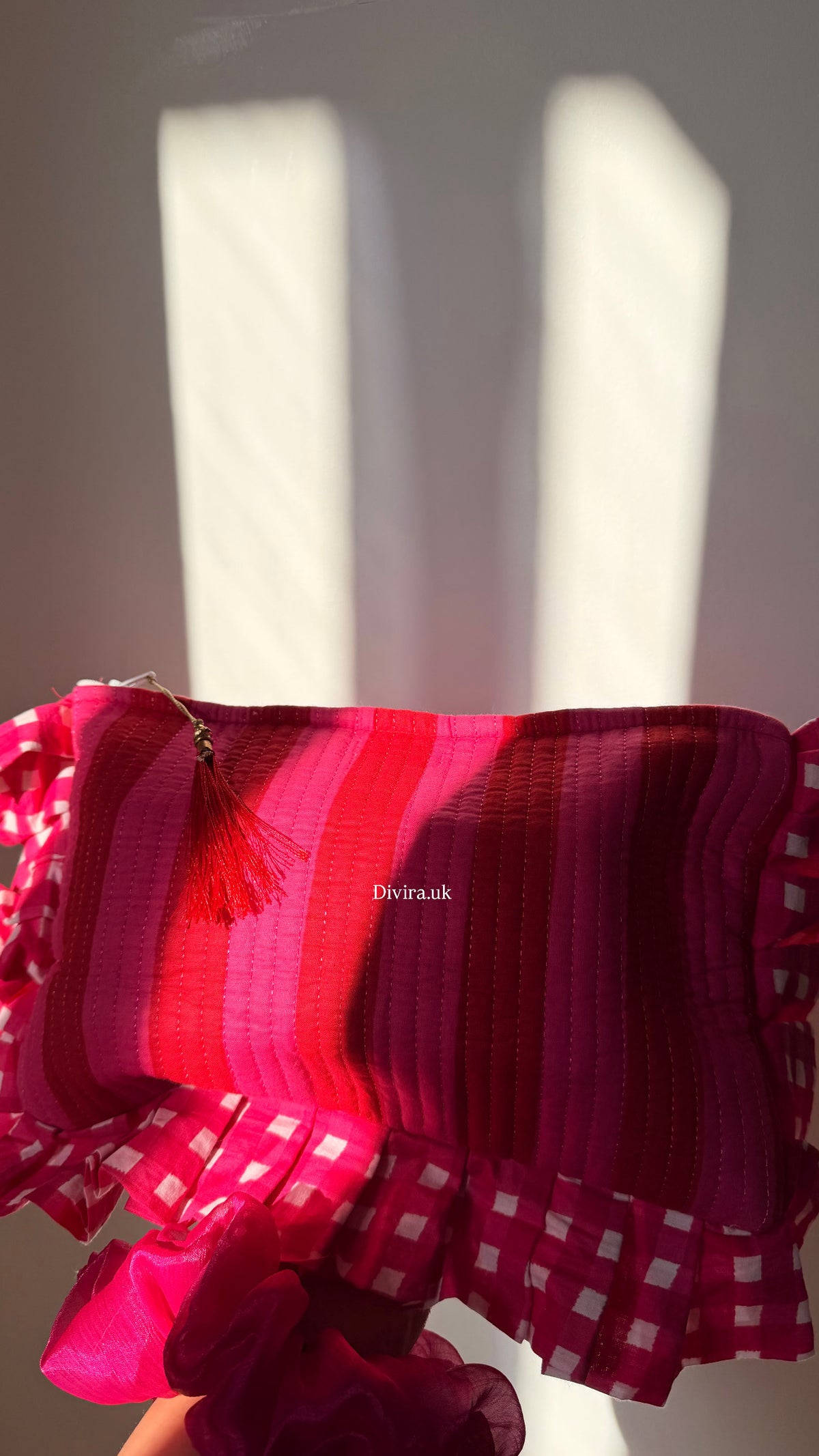 Stripes Gingham Pouch