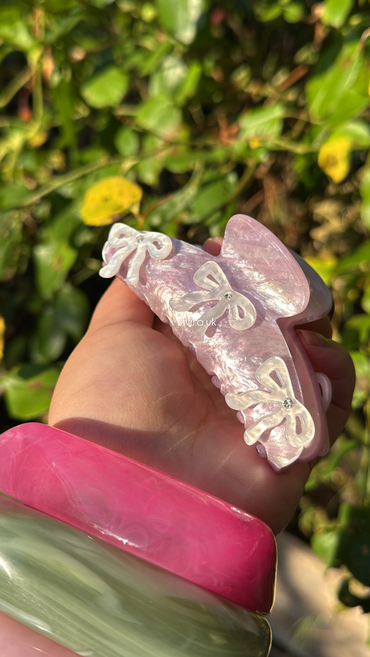 Lavender Claw Clip