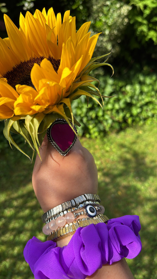 Evil eye Bracelet Stack ( set of 5 )