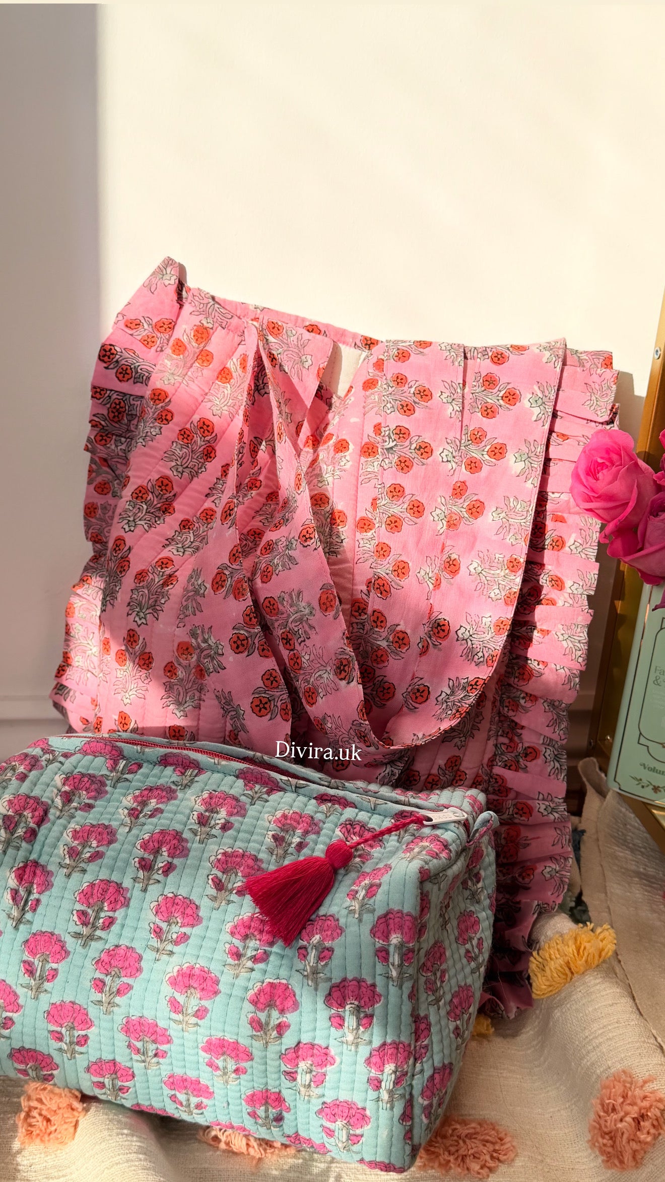 Combo 3 ( Large Tote Bag and A washbag )