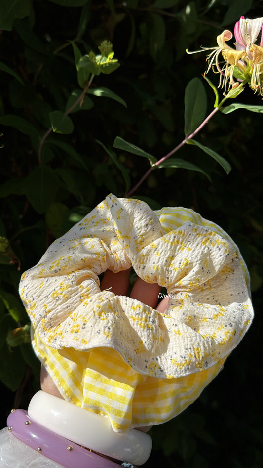 Yellow LARGE scrunchie