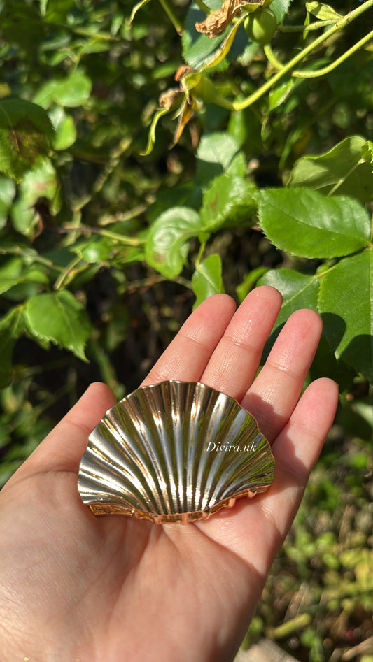 Gold Shell Claw clip