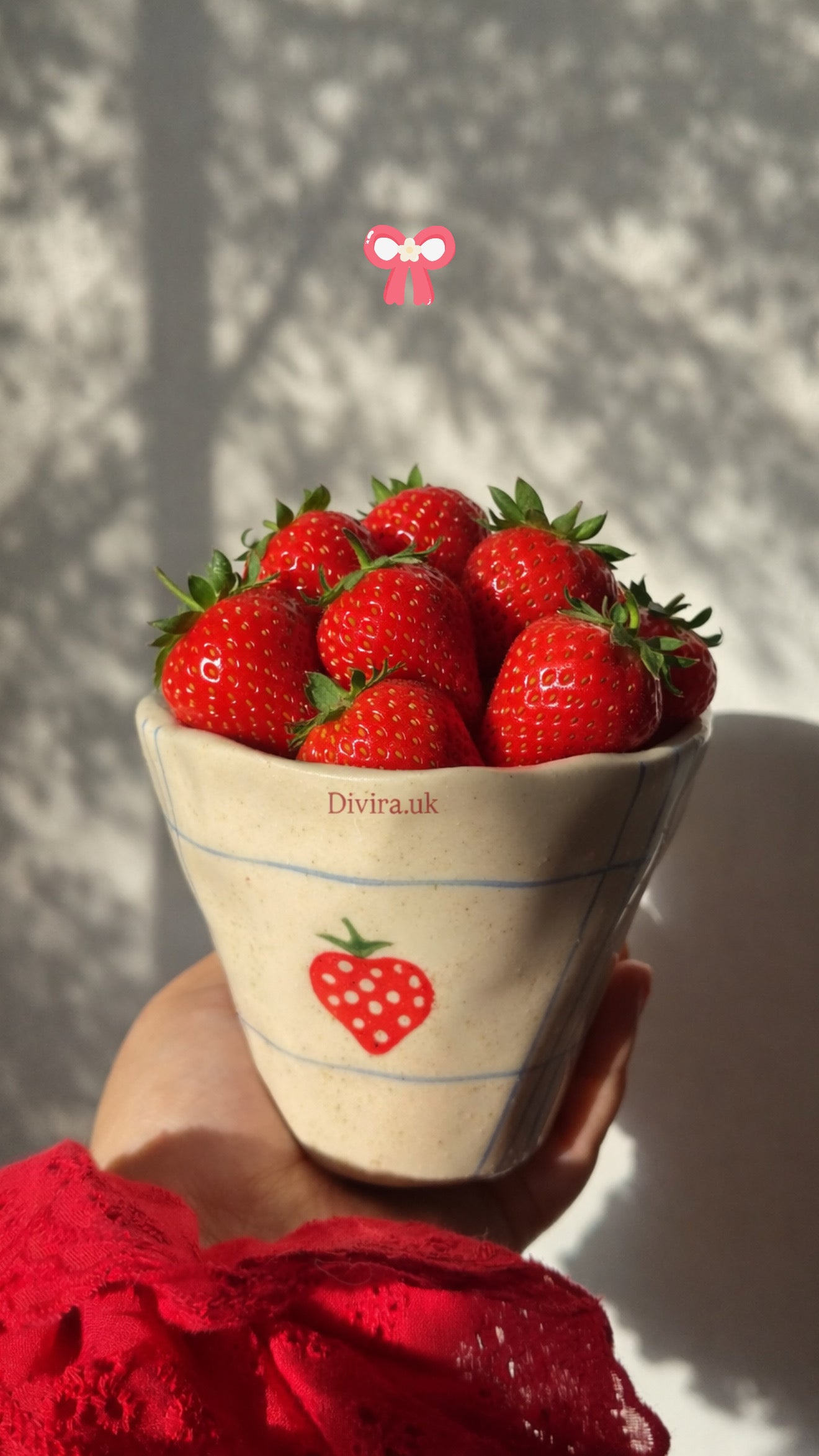 Strawberry Ceramic Cup🍓