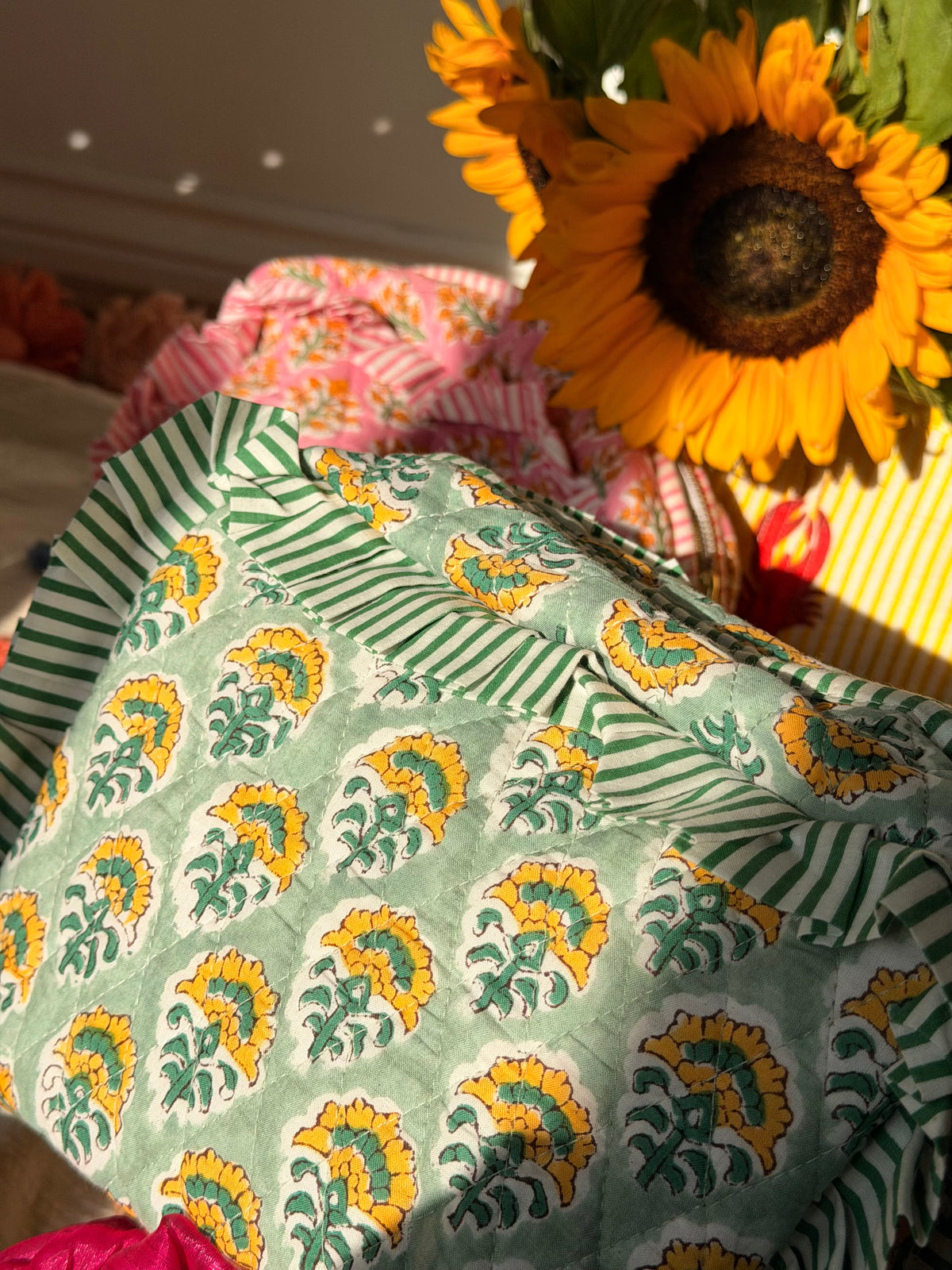Ruffle Pouch