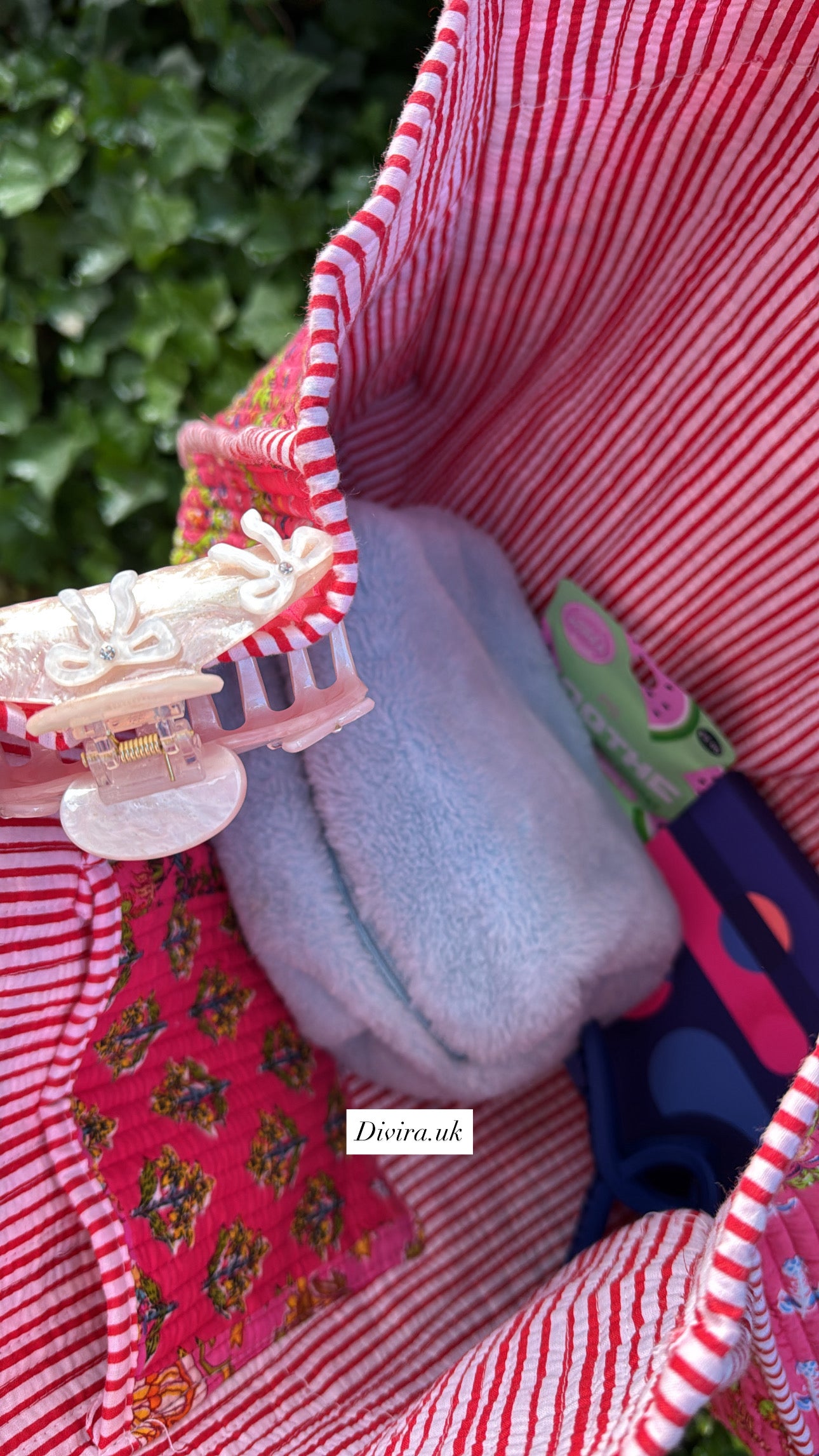 Multicoloured Quilted Tote Bag ( no zipper )