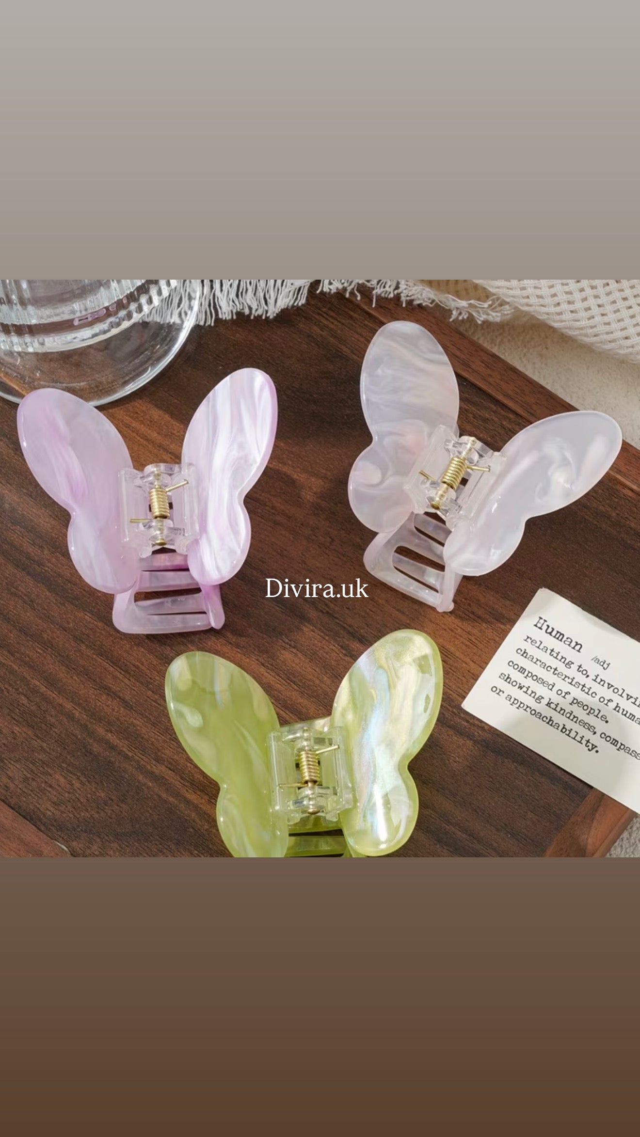 Butterfly Claw Clips🦋💛