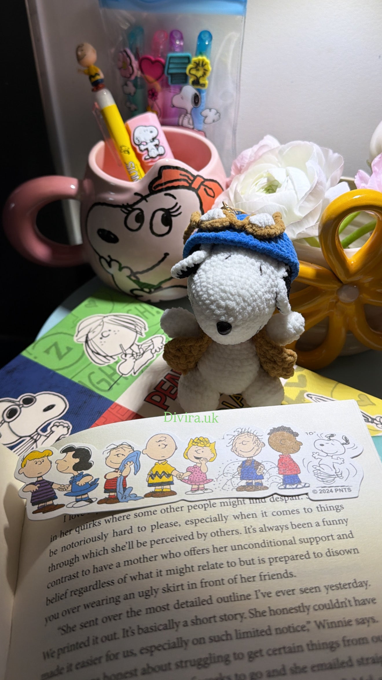 Snoopy Bookmark Design 5