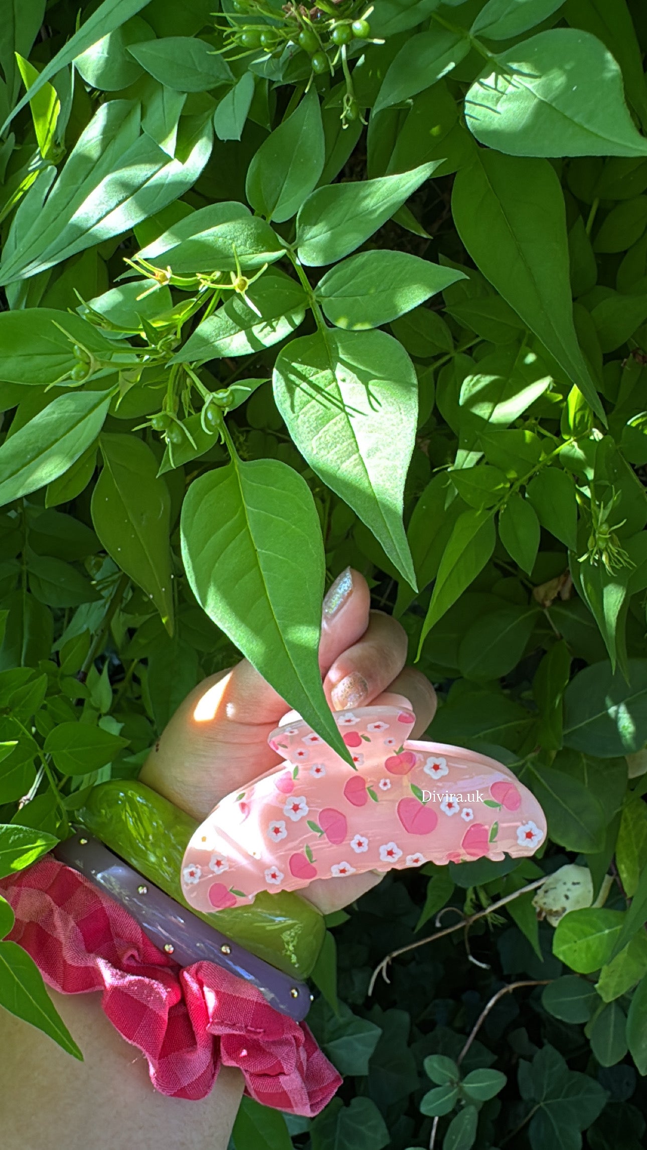 Peach Claw Clip