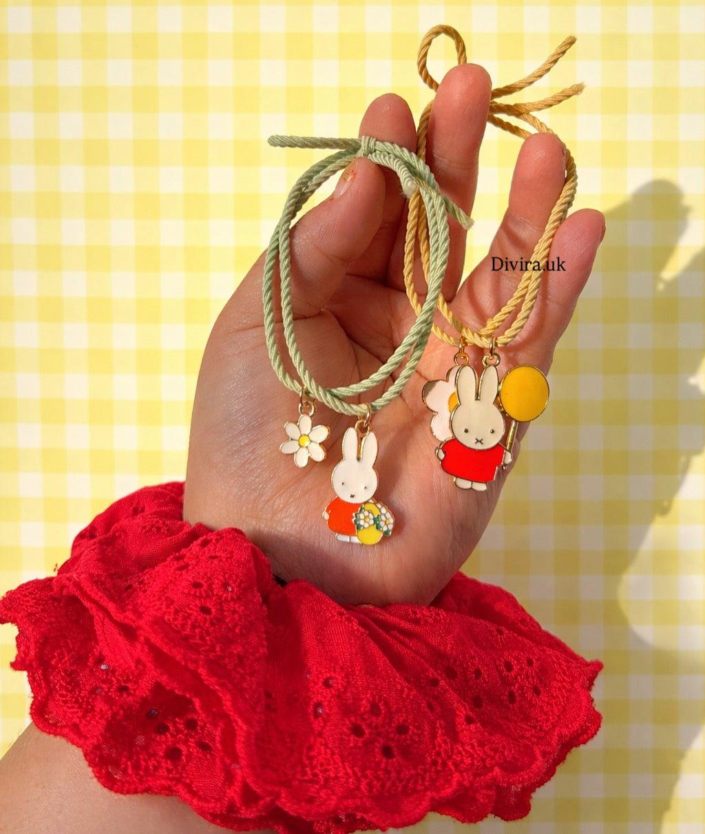 Miffy Scrunchies🩵⭐️ ( Pair )