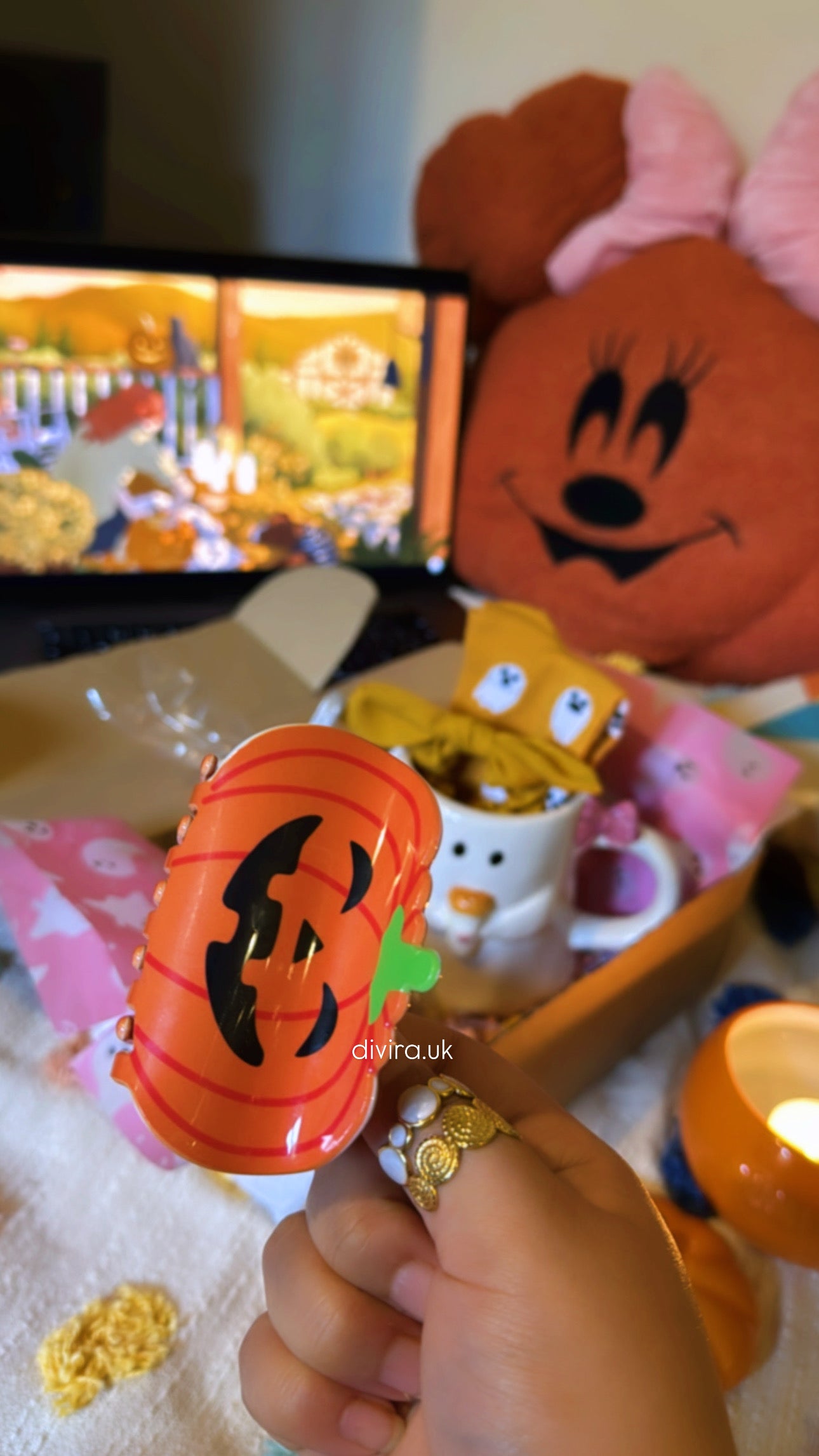 Pumpkin Claw Clip