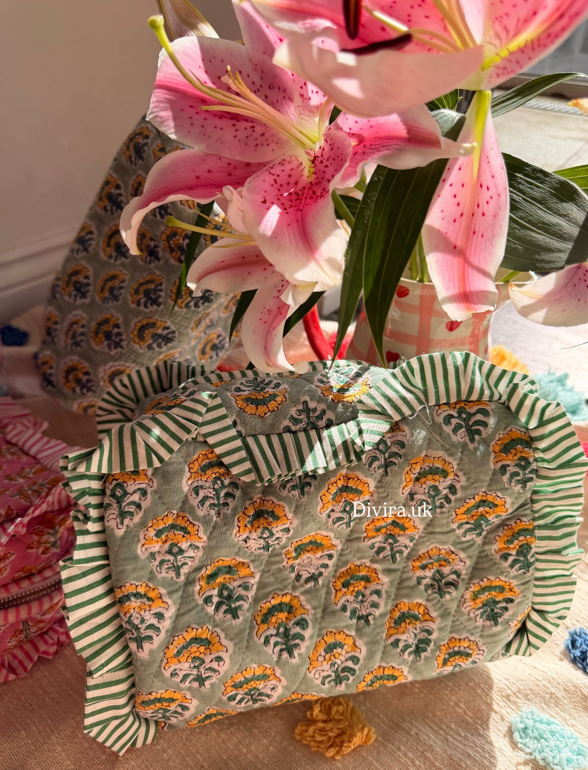 Ruffle Pouch