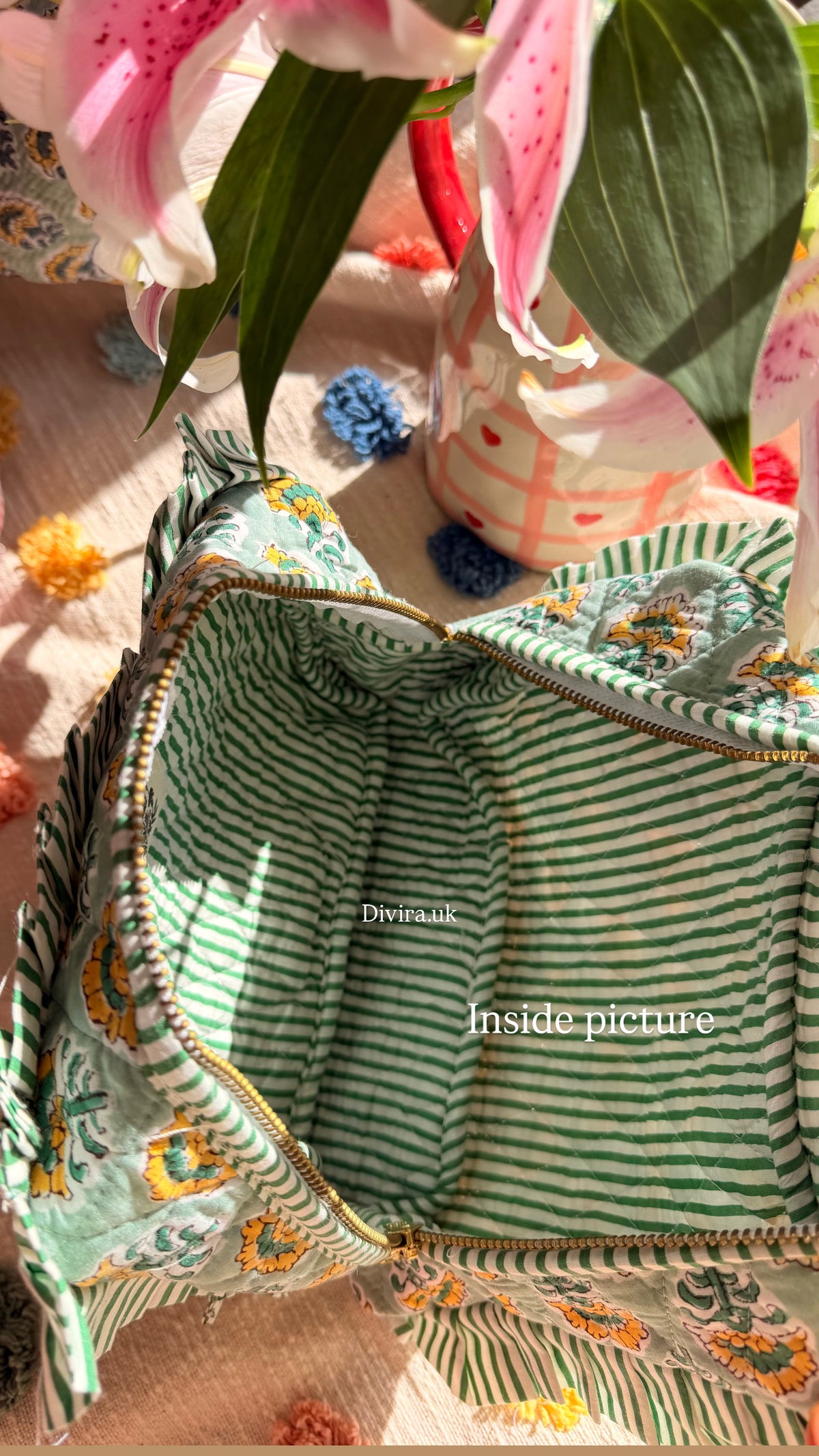 Ruffle Pouch