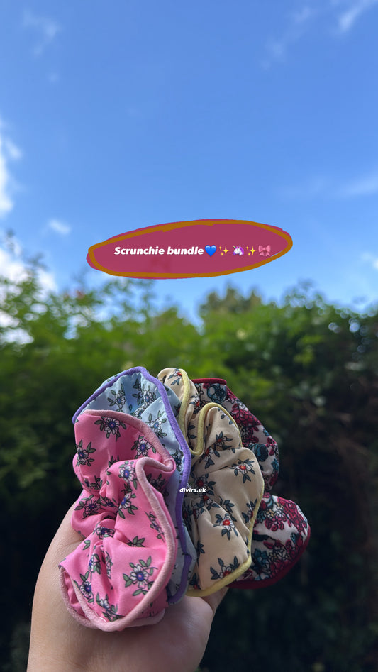 Scrunchie Bundle ( set of 4 )