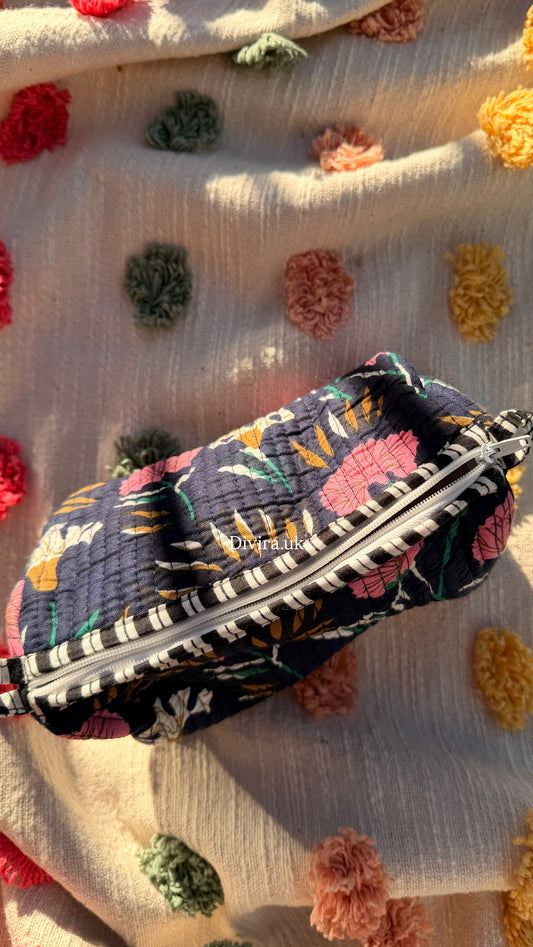 Navy Blue Pouch ( mini )