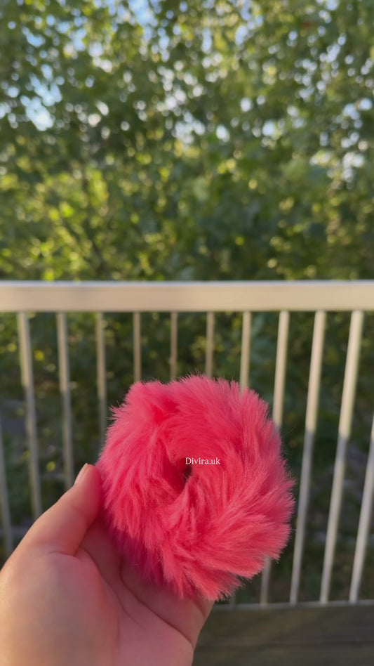 Fur Scrunchie