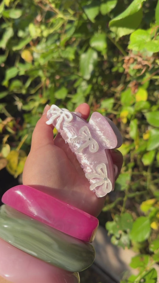 Lavender Claw Clip